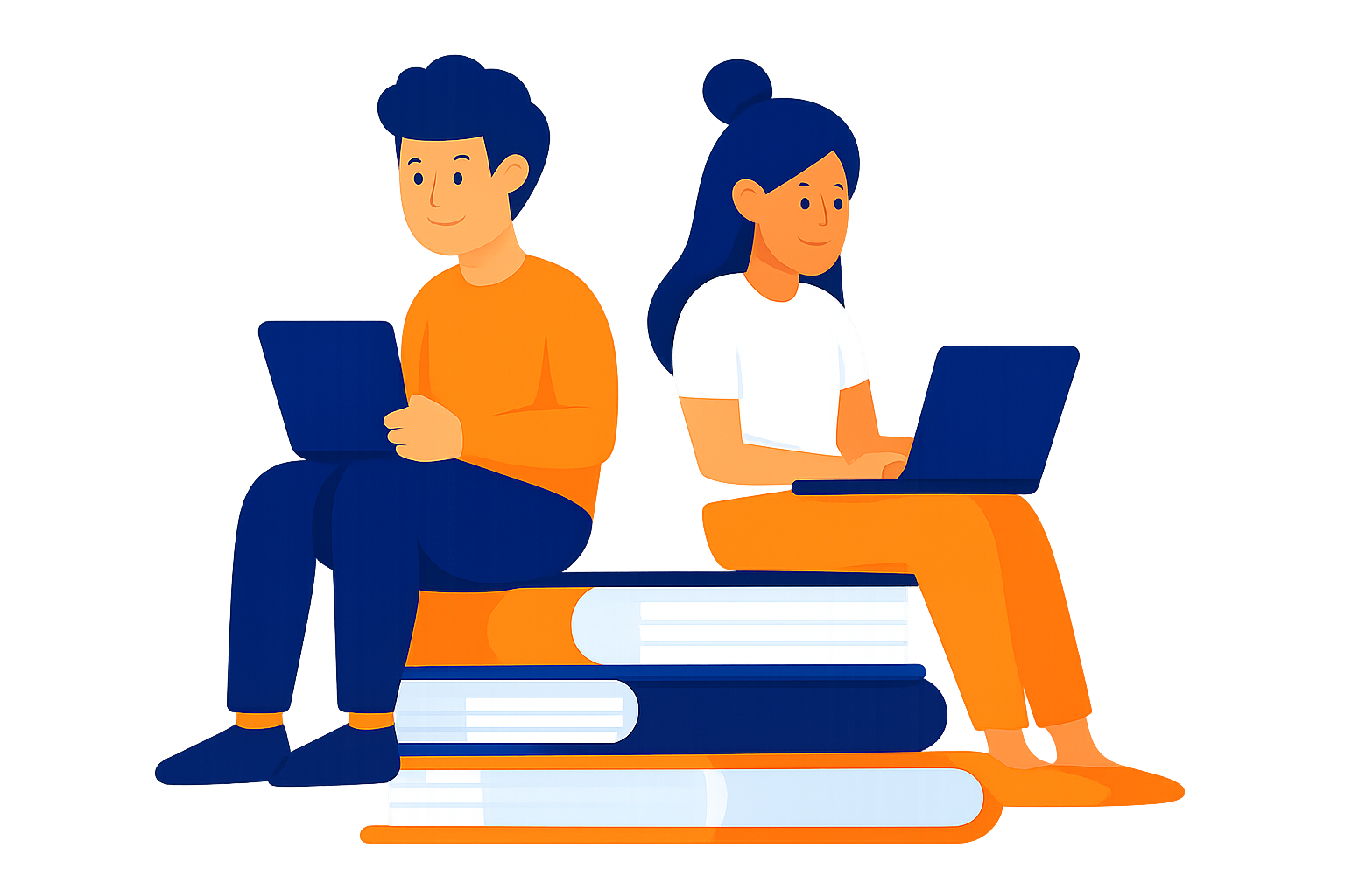 Students learning with Edu Smartspark resources